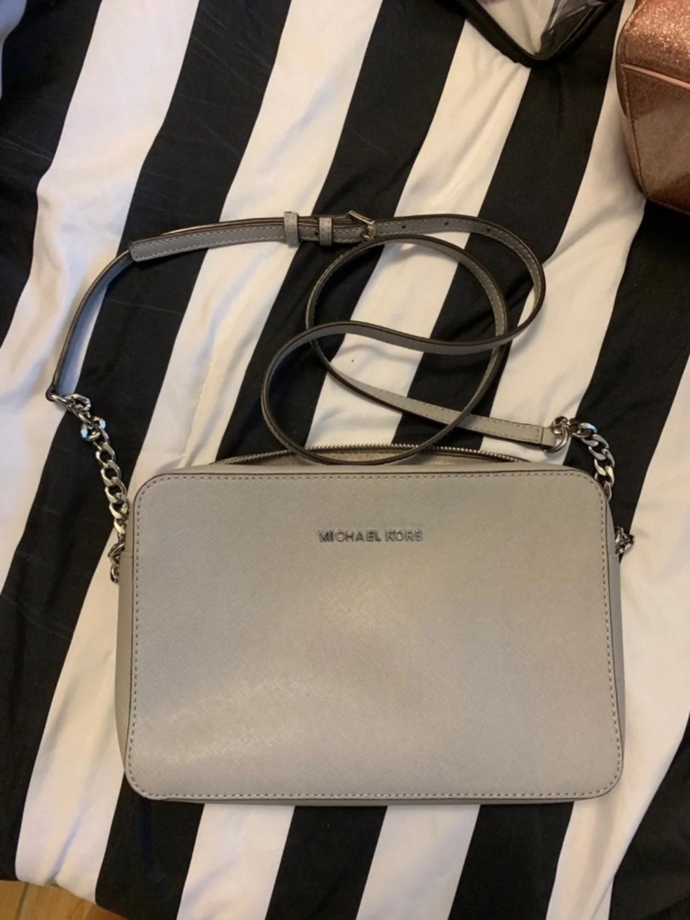 Michael Kors East west grey crossbody